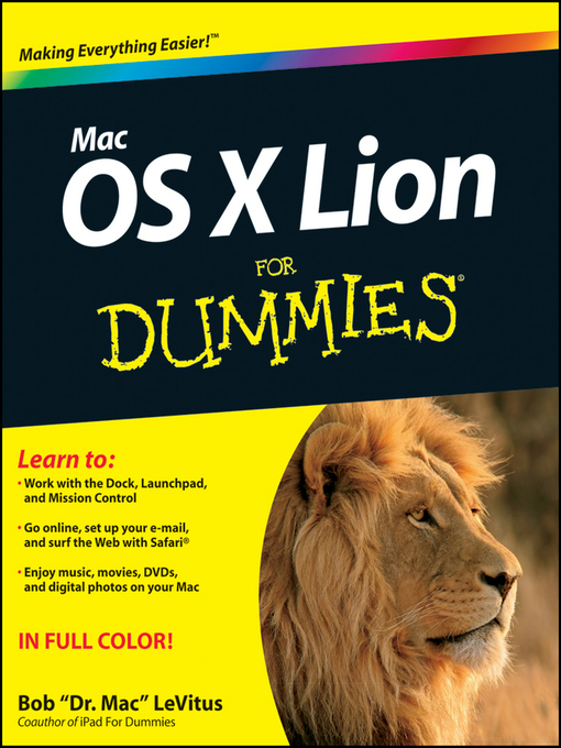 Title details for Mac OS X Lion For Dummies by Bob LeVitus - Available